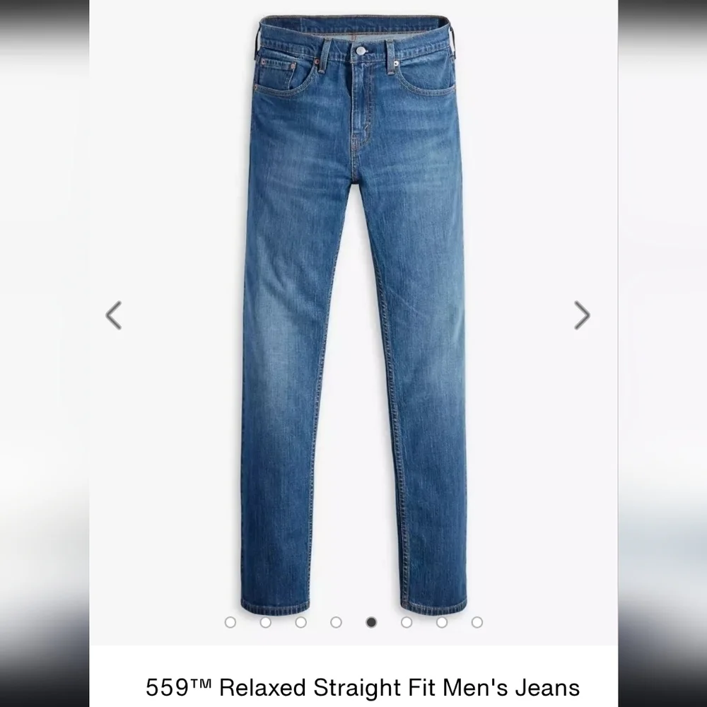 Levi's Mens 559 Relaxed Straight Fit Denim Jeans Casual Levis Ease SZ 38x30 NWT